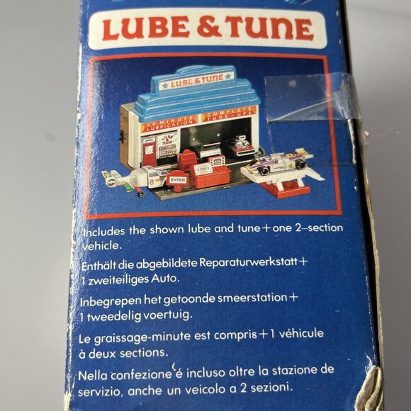 Matchbox Connectables Lube & Tune Toy Car Service Playset Garage 1 Vehicle 1990 - Picture 16 of 16